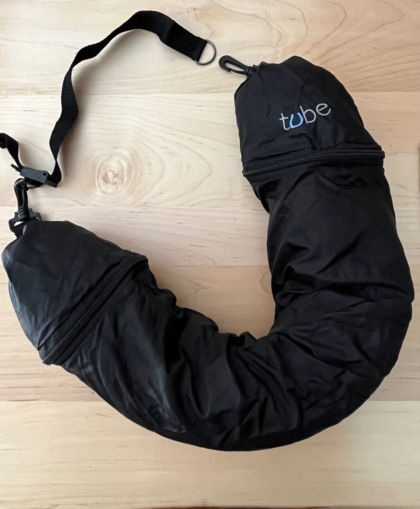 the tube ~ the only travel pillow you stuff with clothes