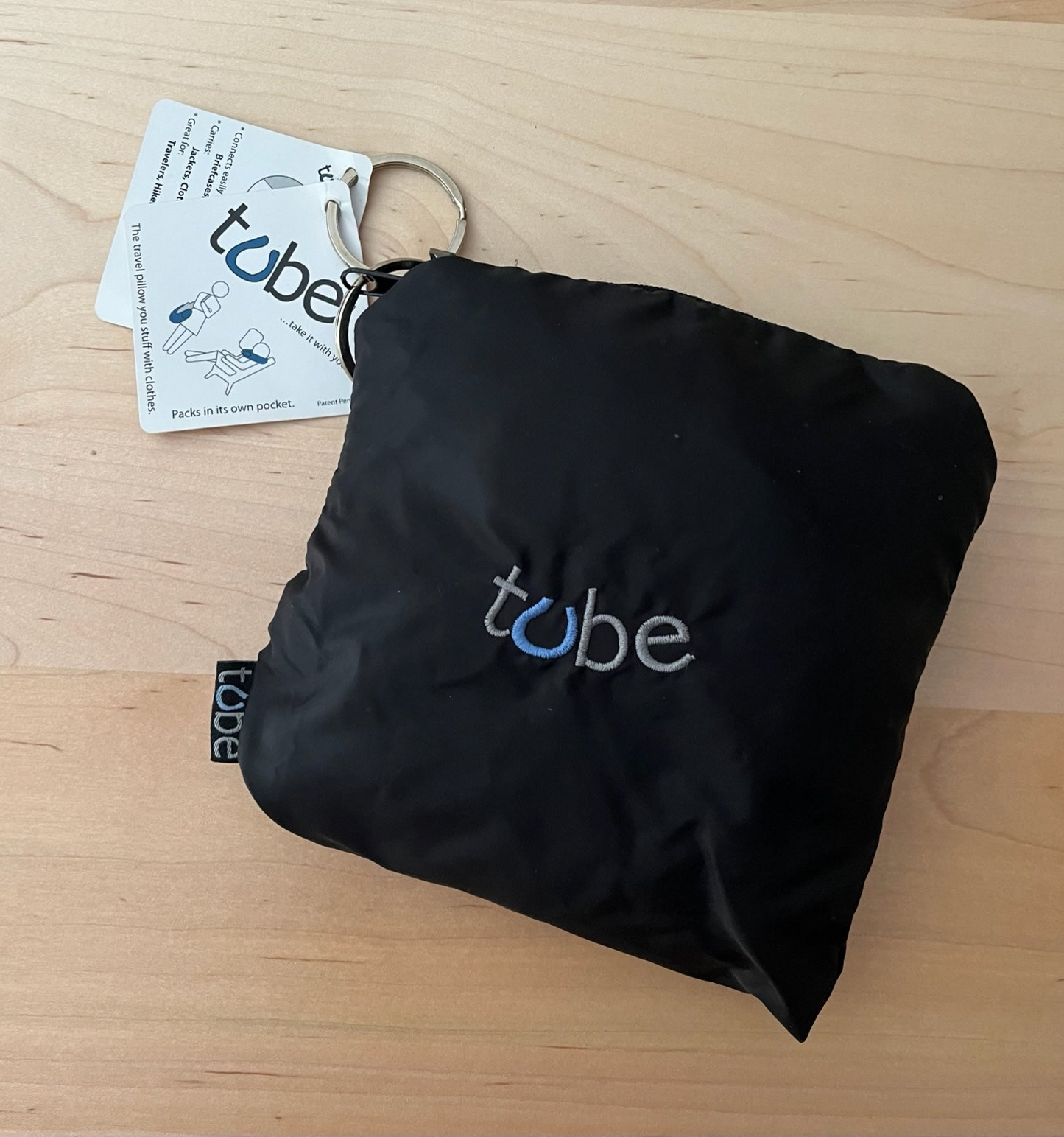 the tube ~ the only travel pillow you stuff with clothes