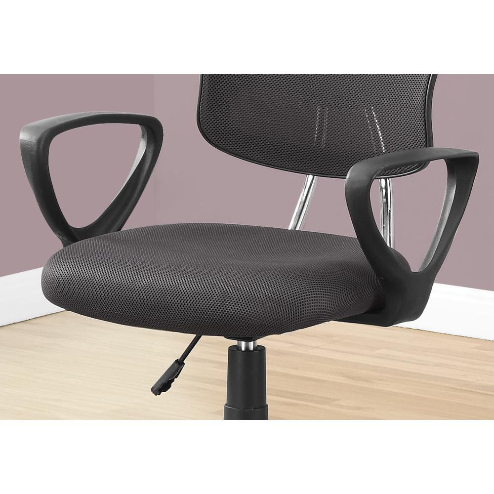 OFFICE CHAIR - GREY MESH JUVENILE / MULTI POSITION