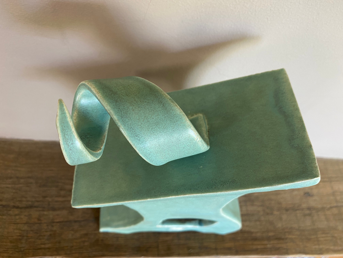 Ceramic Mantel Clock - Cornish Copper