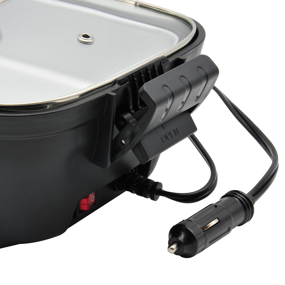 RoadPro 12V Roaster Personal-Sized Roaster for Car or Truck and Camping or Tailgating RPSC200