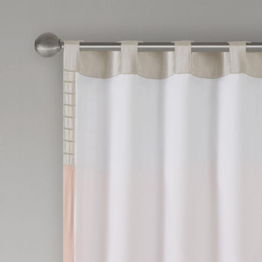 Polyoni Pintuck Window Panel w/ Lining,MP40-4373