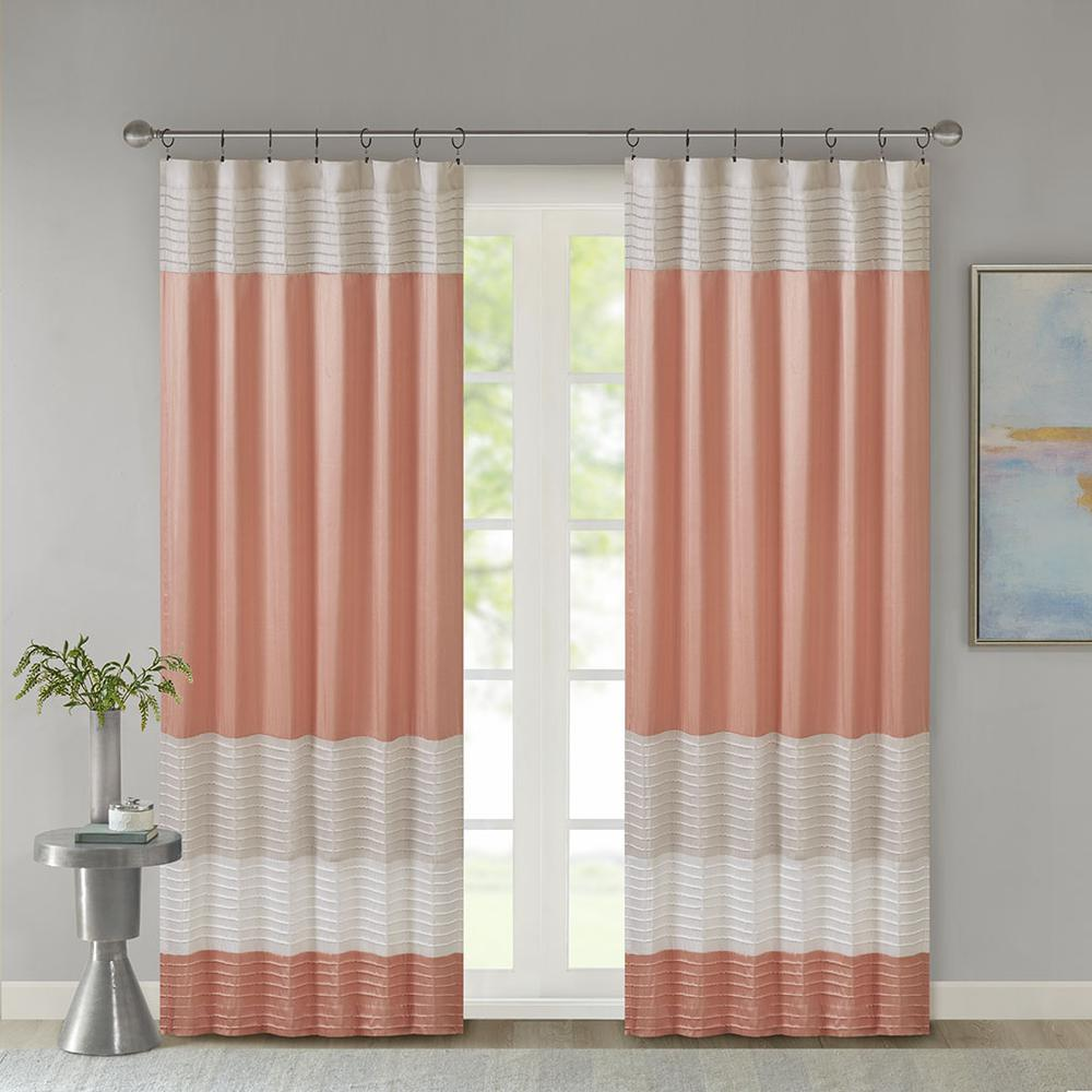 Polyoni Pintuck Window Panel w/ Lining,MP40-4373