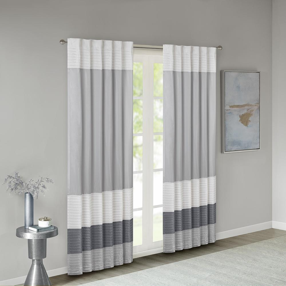 Polyoni Pintuck Window Panel w/ Lining,MP40-4373