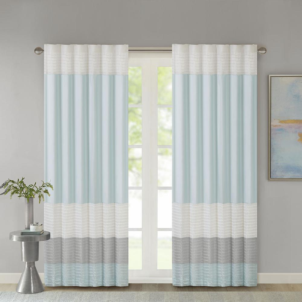 Polyoni Pintuck Window Panel w/ Lining,MP40-4373