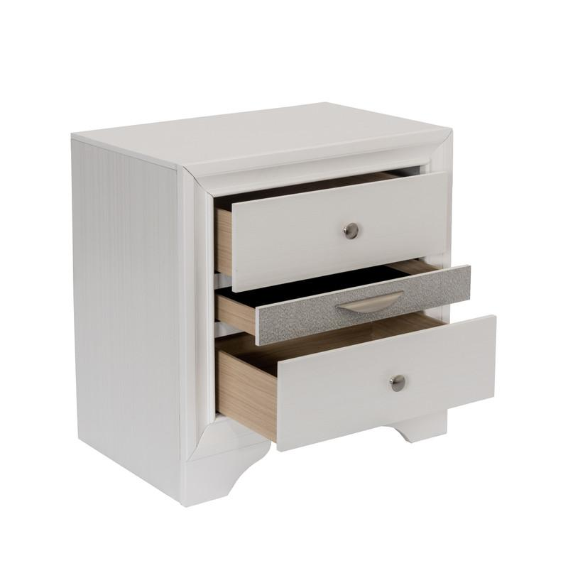 Catherine White 3 Piece Bedroom Set, Queen