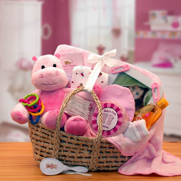 Our Precious Baby Carrier - Pink - baby bath set - baby girl gifts - new baby gift basket - baby gift baskets - baby shower gifts