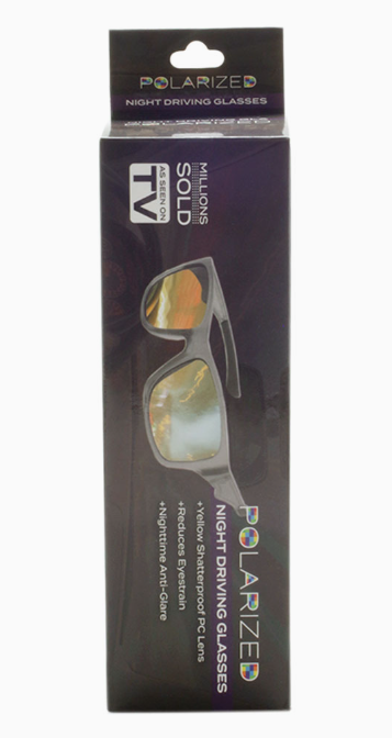 Polarized Night Driving Glasses  in Counter Display (PK : 12 Pcs)