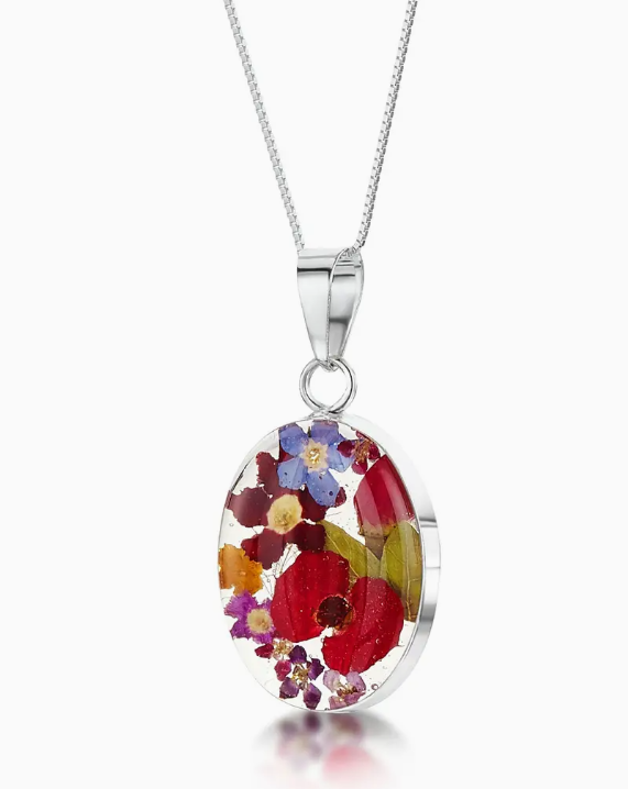 Sterling Silver Jewelry - Made with Real Flowers (Case: 12 Pcs)