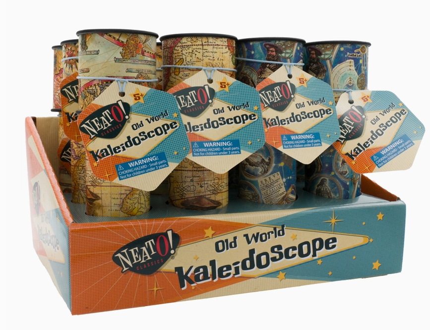 Neato! Old World Kaleidoscope- Retro Classic, Vintage Toys (Case: 12 pcs - Counter Display)