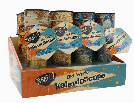 Neato! Old World Kaleidoscope- Retro Classic, Vintage Toys (Case: 12 pcs - Counter Display)