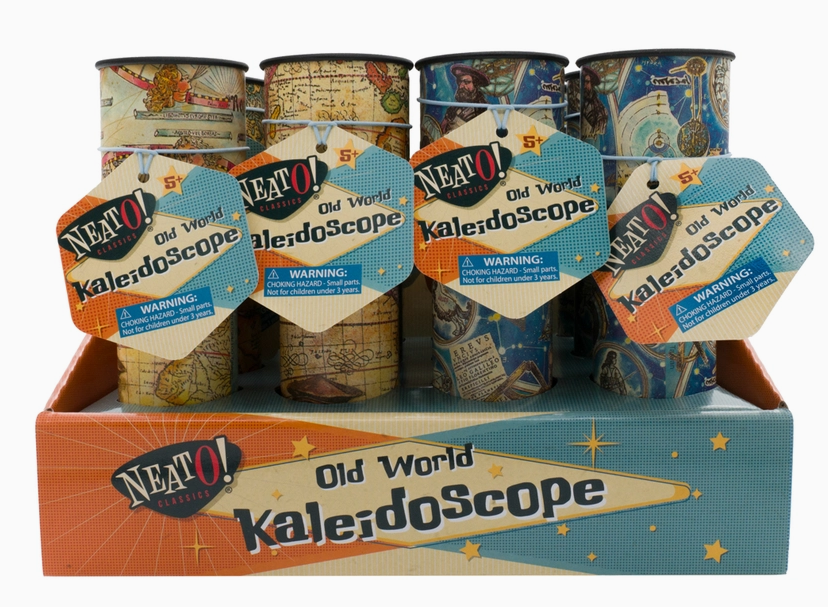 Neato! Old World Kaleidoscope- Retro Classic, Vintage Toys (Case: 12 pcs - Counter Display)