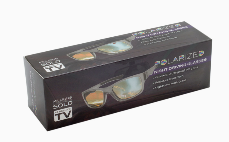 Polarized Night Driving Glasses  in Counter Display (PK : 12 Pcs)