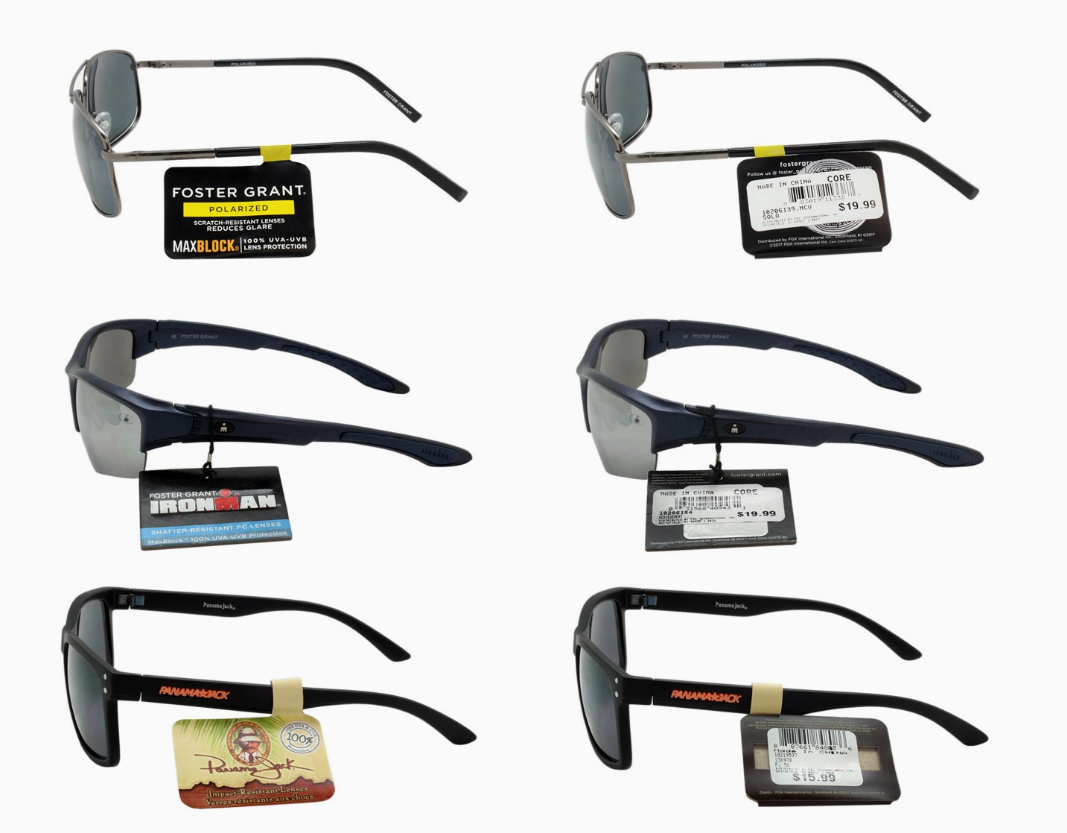 BRANDED Sunglasses Assorted (125 Pcs) Per Case