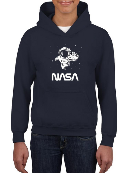 Nasa Astronaut Reaching Camera Hoodie -NASA Designs