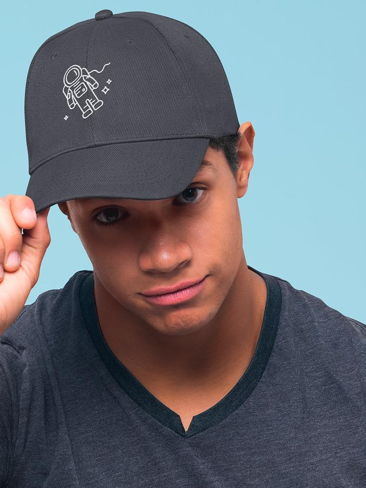 Astronaut White Lineart Hat Hat -Image by Shutterstock