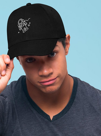 Astronaut White Lineart Hat Hat -Image by Shutterstock