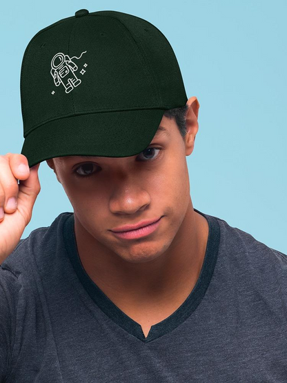 Astronaut White Lineart Hat Hat -Image by Shutterstock
