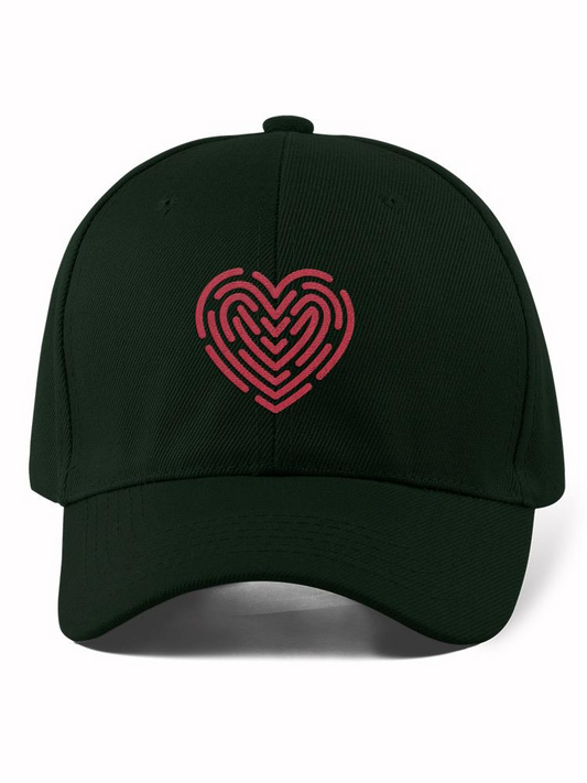 Fingerprint Red Heart Icon Hat -Image by Shutterstock
