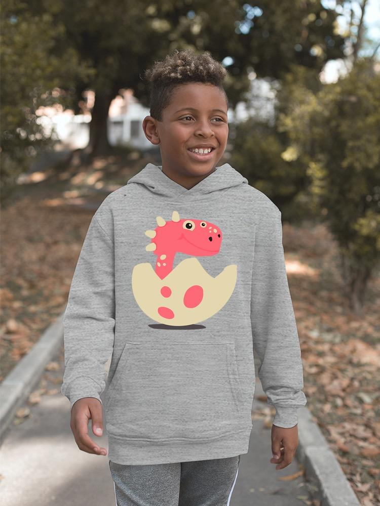 Dinosaur In A Cracked Egg Hoodie -Image by Shutterstock
