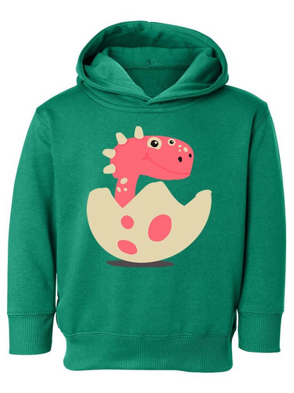 Dinosaur In A Cracked Egg Hoodie -Image by Shutterstock