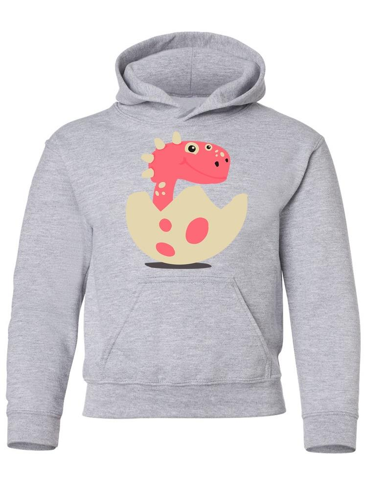Dinosaur In A Cracked Egg Hoodie -Image by Shutterstock