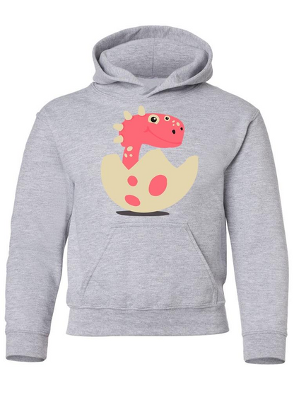 Dinosaur In A Cracked Egg Hoodie -Image by Shutterstock