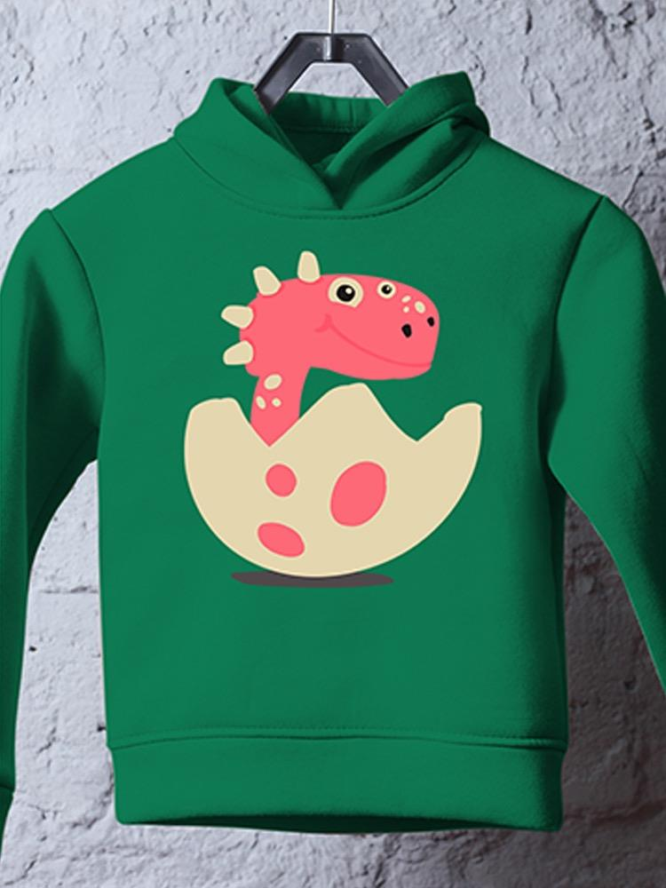 Dinosaur In A Cracked Egg Hoodie -Image by Shutterstock