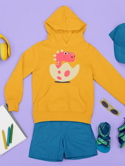 Dinosaur In A Cracked Egg Hoodie -Image by Shutterstock