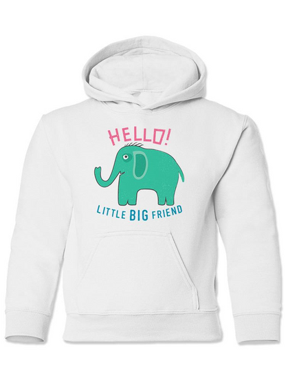 Hello Little Big Friend Hoodie -Image by Shutterstock
