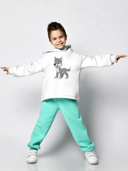 Happy Wolf Hoodie -Image by Shutterstock