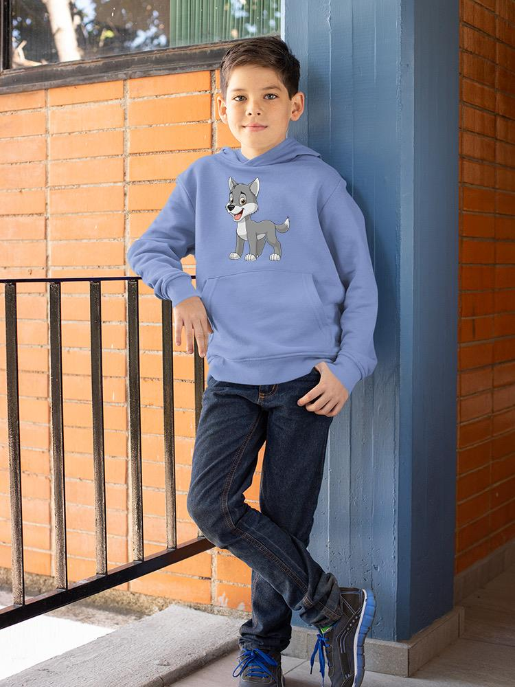 Happy Wolf Hoodie -Image by Shutterstock
