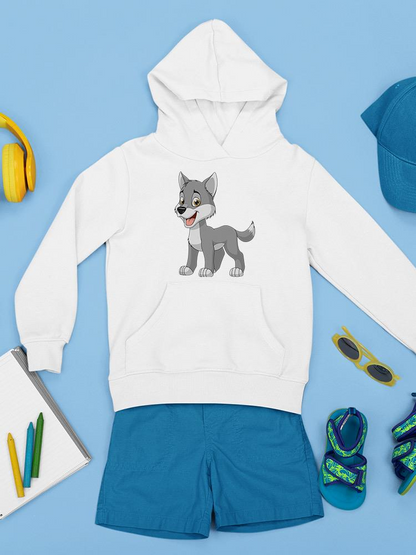Happy Wolf Hoodie -Image by Shutterstock