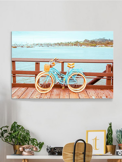 Two Retro Bicycles Wrapped Canvas -Image by Shutterstock