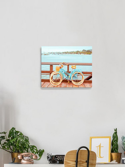 Two Retro Bicycles Wrapped Canvas -Image by Shutterstock