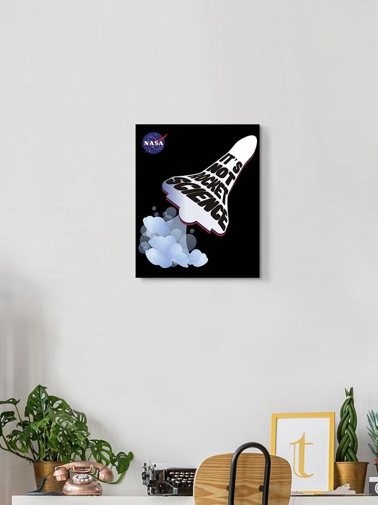It's Not Rocket Science Wrapped Canvas -NASA Designs