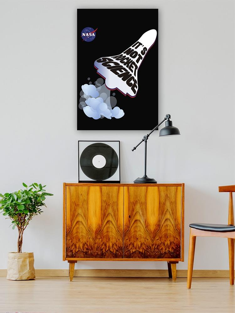 It's Not Rocket Science Wrapped Canvas -NASA Designs