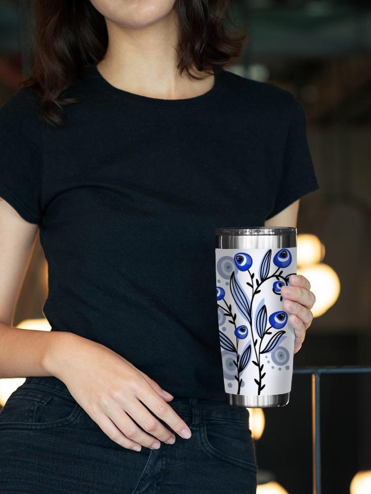 Nazar Eye Bloom Eyes Pattern Tumbler -Image by Shutterstock