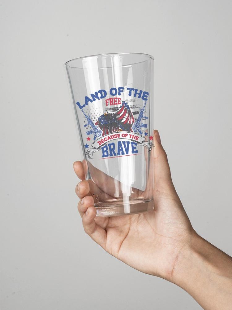 Land Of The Free Pint Glass -Image by Shutterstock
