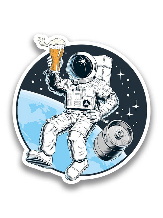 Astronaut With Beer -Image by Shutterstock