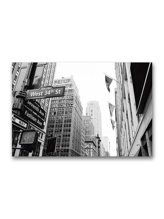 Manhattan Cityscape Poster -Image by Shutterstock