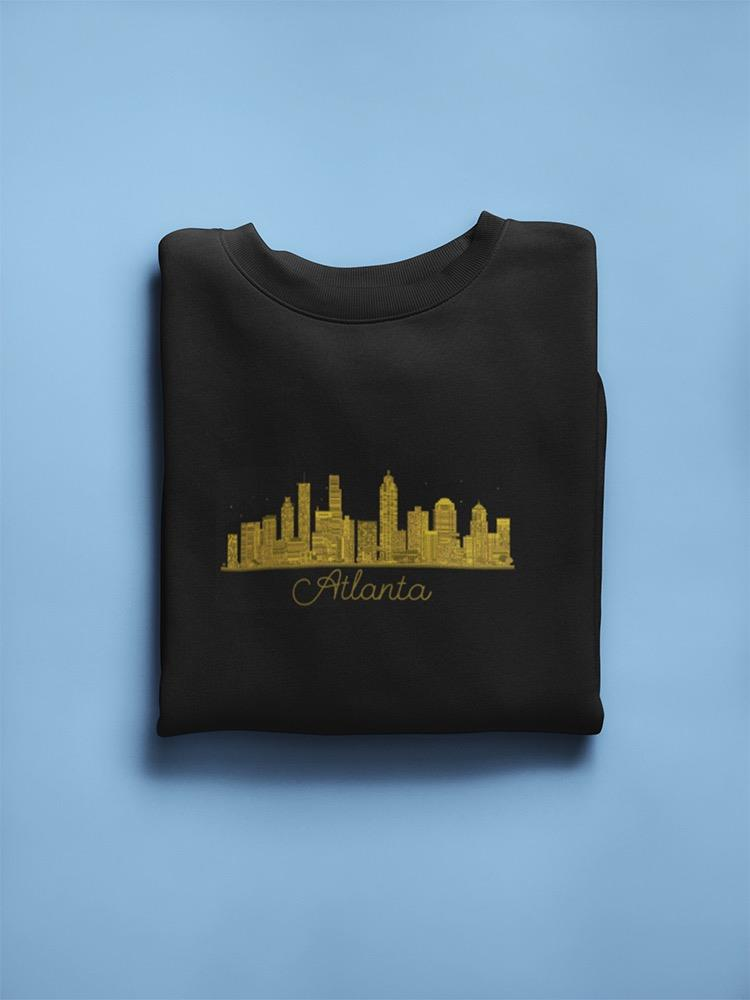 Atlanta Golden Outline Sweatshirt Women's -Image by Shutterstock
