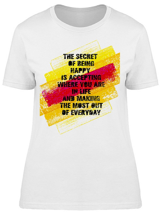 Accepting Where You Are Tee Women's -Image by Shutterstock