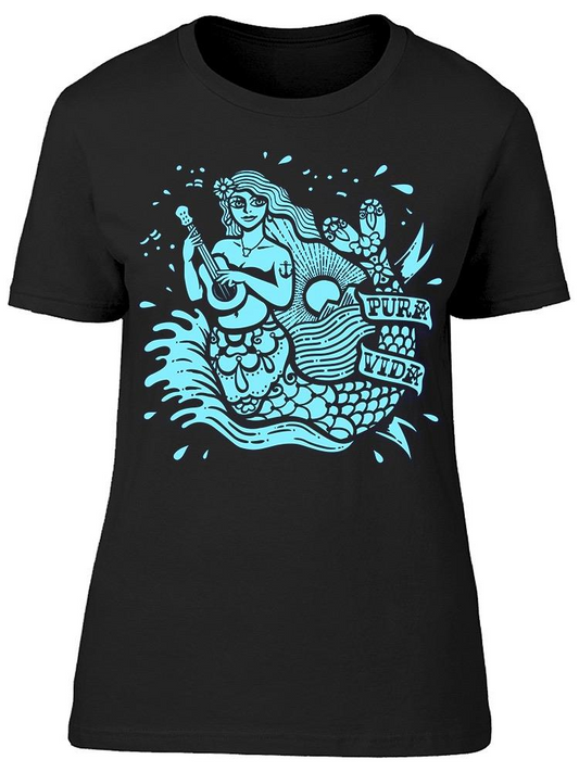 Mermaid, Ukulele Tee Women's -Image by Shutterstock