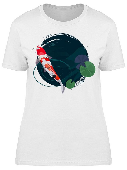 Koi Carp Japanese Tee Women's -Image by Shutterstock