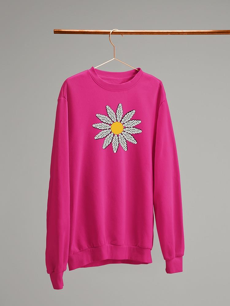 Daisy Sequins Art Sweatshirt Women's -Image by Shutterstock