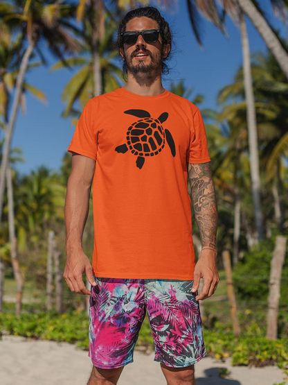 Sea Turtle Stencil Art T-shirt -Image by Shutterstock