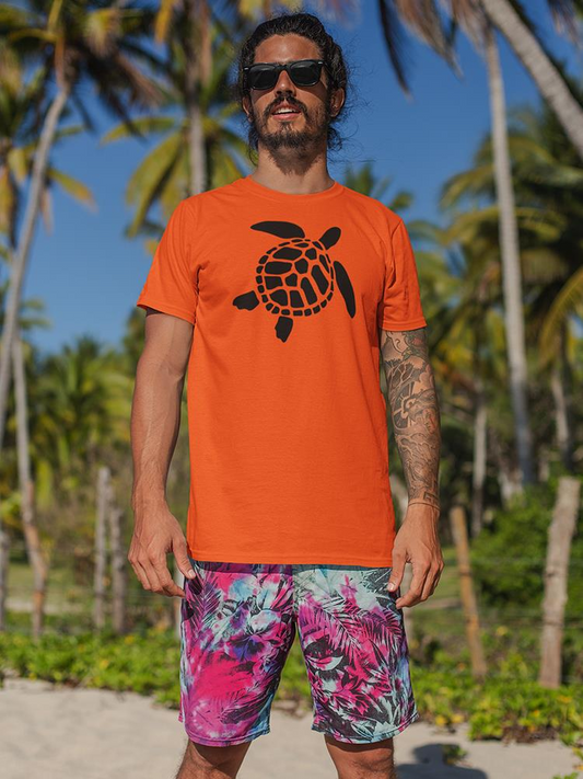 Sea Turtle Stencil Art T-shirt -Image by Shutterstock