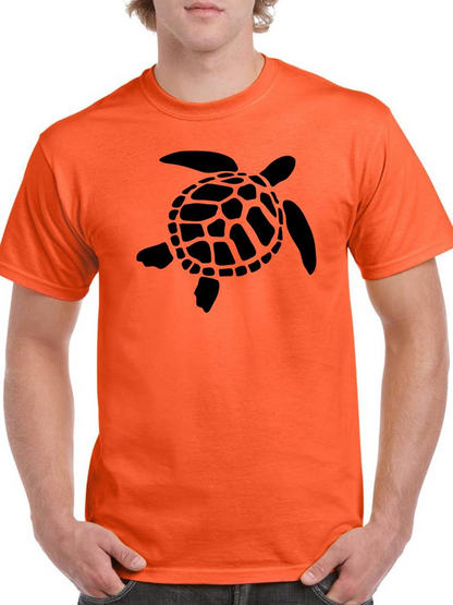 Sea Turtle Stencil Art T-shirt -Image by Shutterstock
