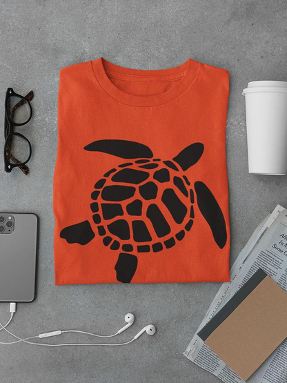 Sea Turtle Stencil Art T-shirt -Image by Shutterstock